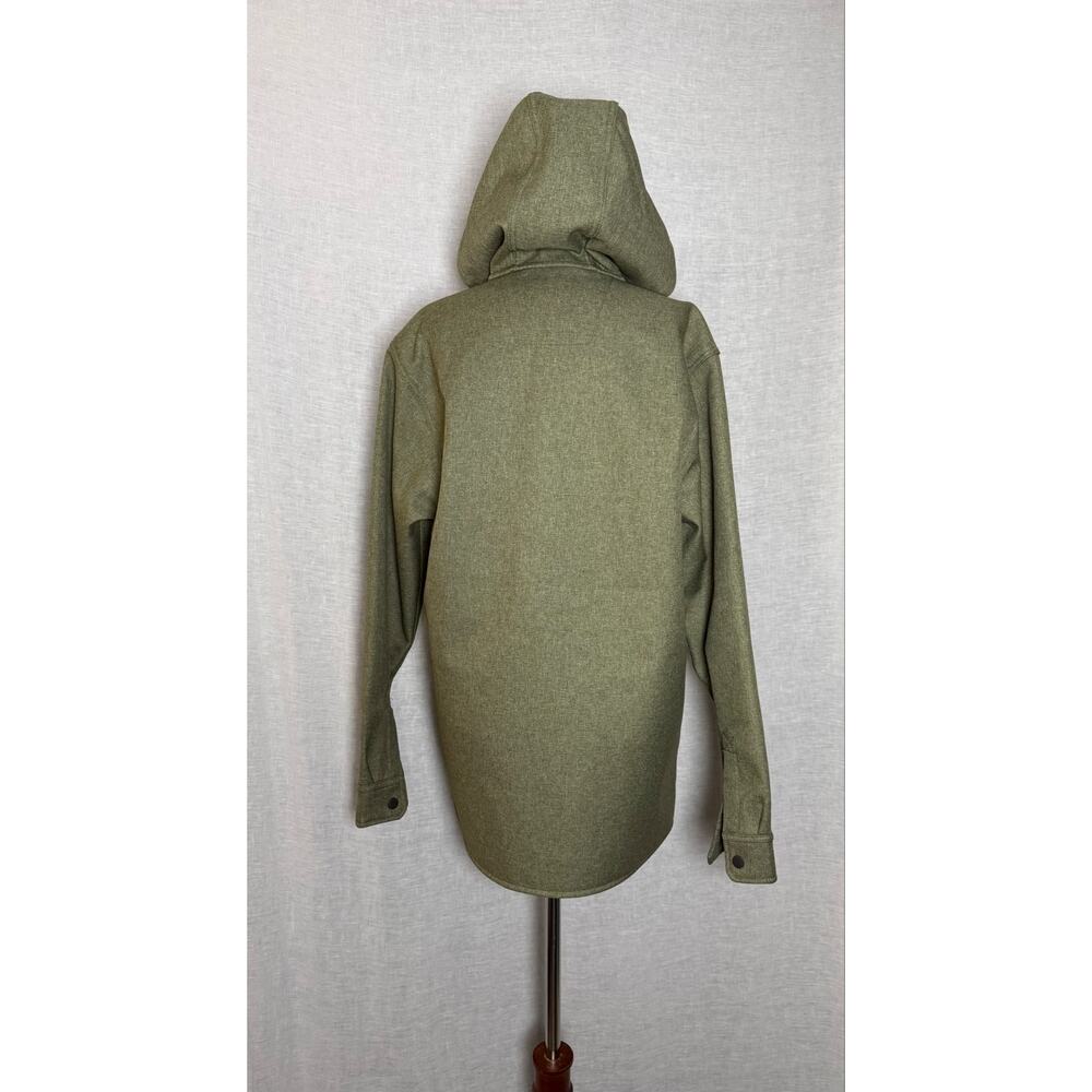 Carhartt Men's Moss Green Rain Defender Relax Fit Heavyweight Hooded Shirt Jac
S - Picture 3 of 4